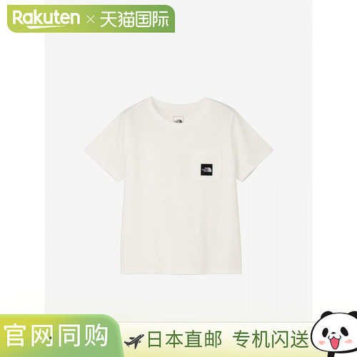 日本直邮THE NORTH FACE 女士短袖方形Logo口袋T恤 (NTW82541-W)