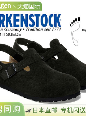 BIRKENSTOCK TOKIO II SUEDE（常规款）黑色 1028337 黑色绒面革