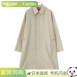 日本直邮ANATOMICA 单插肩外套不锈钢领外套长大衣外套A 字长款防