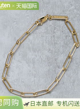 日本直邮Tom Wood 手镯 金色 100067 男女通用 925银饰品