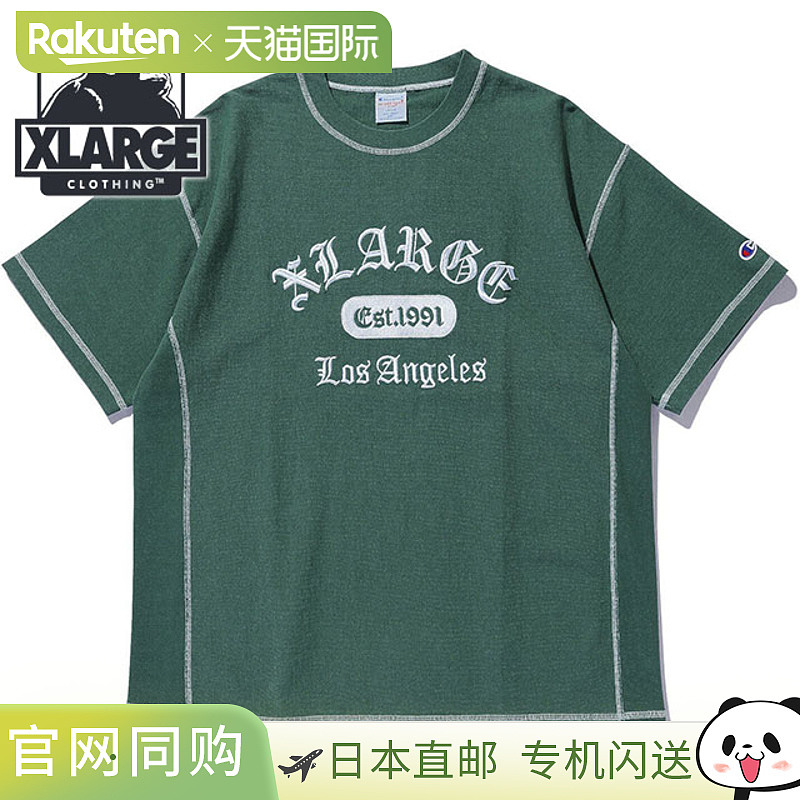 XLARGE Champion 短袖T恤 [101252011048 SS25SPOT] XLARGE x Cha