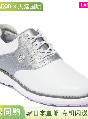 日本直邮FootJoy 女士 FJ TRADITIONS 无钉高尔夫球鞋 97897 白色