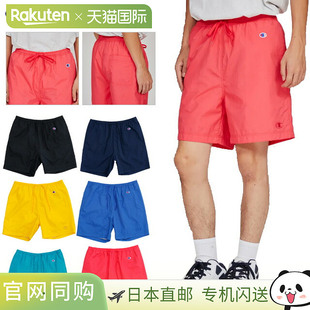 短裤 日本直邮Champion Style Action 彩色尼龙网眼可调节腰2 男士