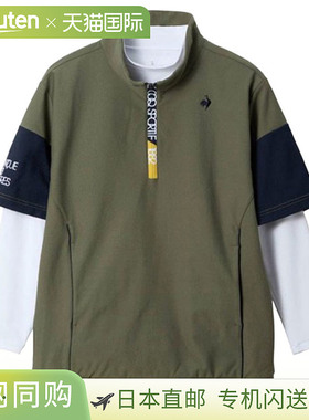 日本直邮Le Coq Sportif 男士短袖T恤（带内衬）LG5FTZ01M 高尔夫