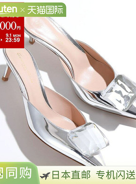 Gianvito Rossi JAIPUR MULE 55 G93009 55RIC MET 女士宝石凉鞋