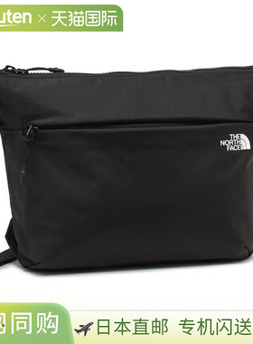 日本直邮The North Face 韩版简约斜挎包中号黑色男女通用NN2PR61