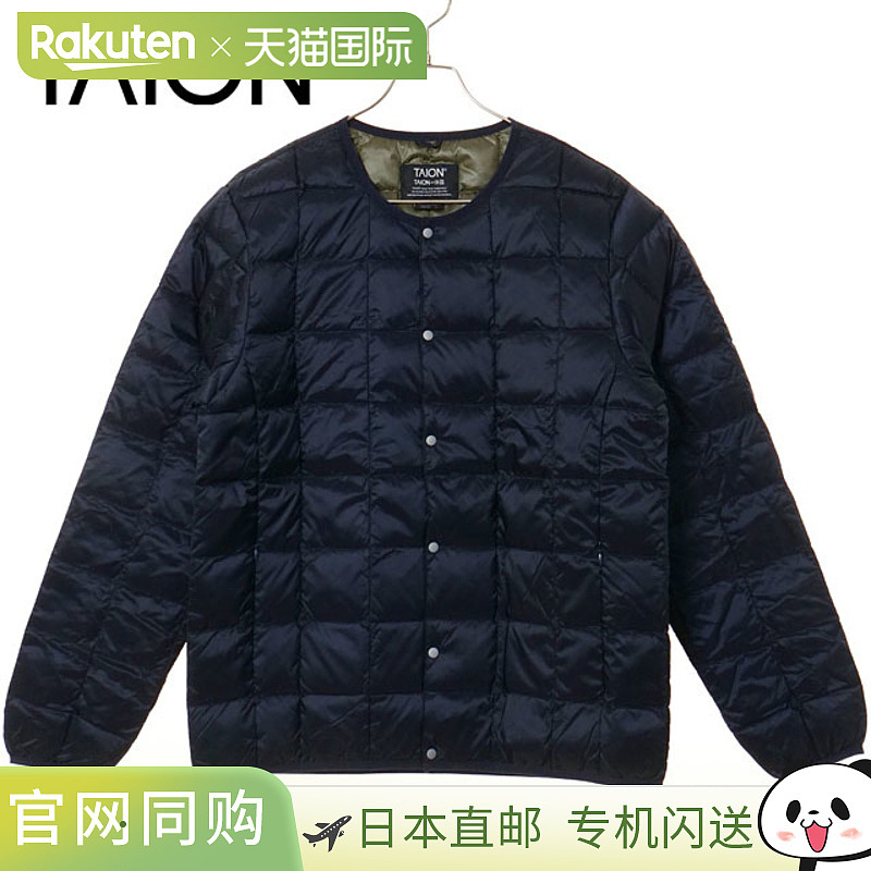日本直邮TAION 圆领纽扣羽绒服 [TAION-104OS FW25] U 圆领纽扣羽