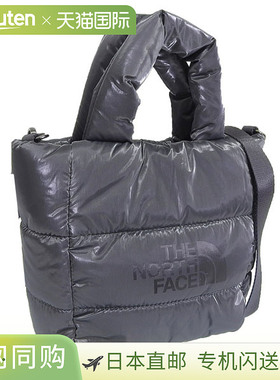 日本直邮北面 包 男式 女式 手提包 尼龙 银灰色 PLUMPY TOTE BAG