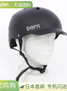 WATTS 出品的 BERN 男女款白色中性滑雪头盔。轻巧便携，可佩戴护