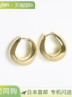 日本直邮TOM WOOD Ice Hoops 中号耳环金银 925女士双耳E39HMNA01