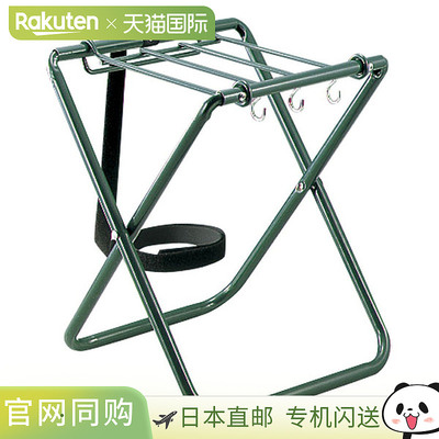 日本直邮CAPTAINSTAG 水箱支架带皮带和挂钩 绿色 M8670
