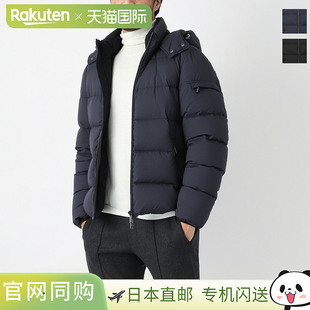 羽绒服蓝色男士 BRETT brett 海军蓝 SKT skt 日本直邮MOORER