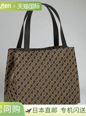 日本直邮GHERARDINI 女士托特包GH0223 TOFFE棕色/黑色这款奢华包