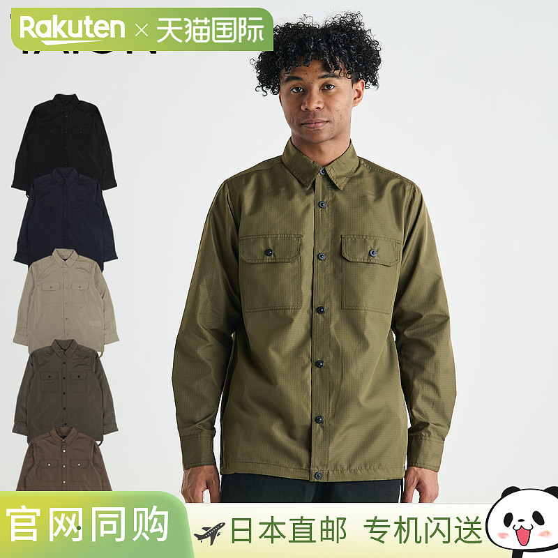 TAION 衬衫 非羽绒长袖衬衫 男士长袖 N/D 长袖衬衫 黑色海军蓝