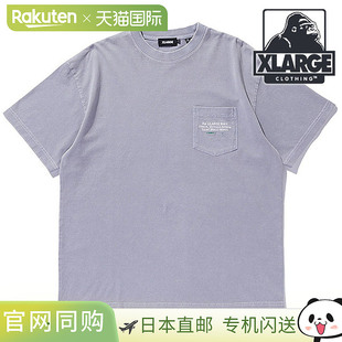日本直邮XLARGE CHEMICAL WASH ADDRESS 短袖口袋T恤 [1012520110