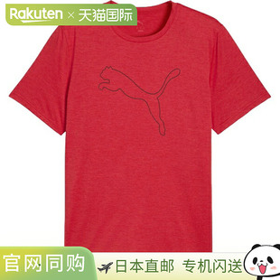 TAD ESS Heather 日本直邮PUMA T恤多功能短袖 大猫图案 男士