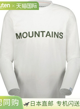 日本直邮MAMMUT QD 标志印花长袖T恤 AF 男士户外长袖T恤 1016010