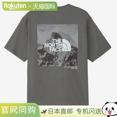 日本直邮THE NORTH FACE 短袖半圆顶数码方形Logo T恤 NT32657 20