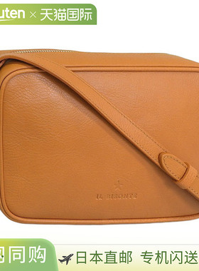 日本直邮IL BISONTE 包女士单肩包皮革橙色 BCR327PV0001OR178B I