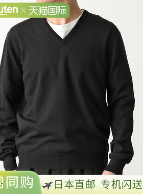 GRAN SASSO 毛衣 55115 14290 男士针织长袖 V 领羊毛纯色高号 12