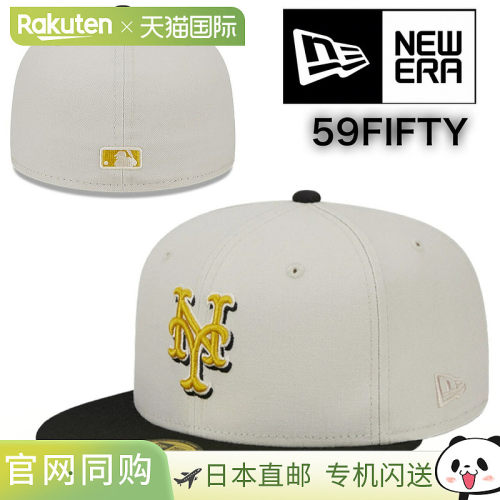 日本直邮New Era 59FIFTY 棒球帽洛杉矶道奇队/教士队平檐5950 双