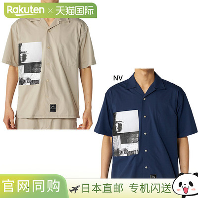日本直邮Rusty 男士休闲衬衫休闲服饰上衣短袖米色RUSTY 916301