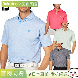 日本直邮FootJoy 男士短袖高尔夫球衫“FJ-S25-S22” - 吸湿排汗2