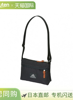 日本直邮GREGORY ENVELOPE SHOULDER 信封式单肩包男女通用1L黑色