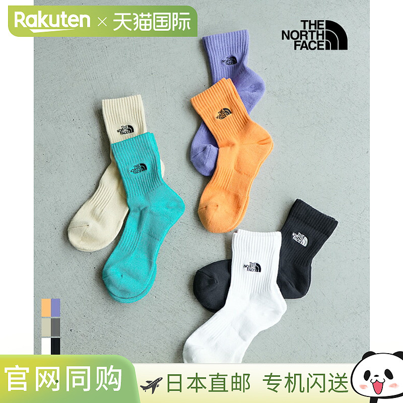 [NN82310]THE NORTH FACE TNF 徽标 2P 圆领（男女通用）袜子 袜