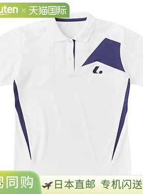 日本直邮LUCENT Polo 衫 女士 比赛衫 白色 短袖 半袖 上衣  防紫