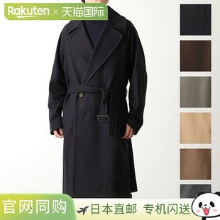 日本直邮HEVO 大衣 BRINDISI G725 布林迪西男士双排扣腰带切斯特