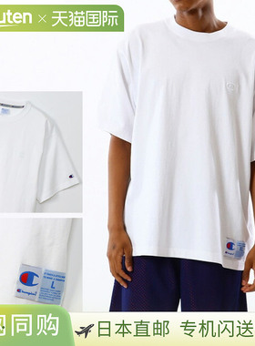 Champion T恤短袖运动风格Champion C3V331 010白色衬衫宽松圆领