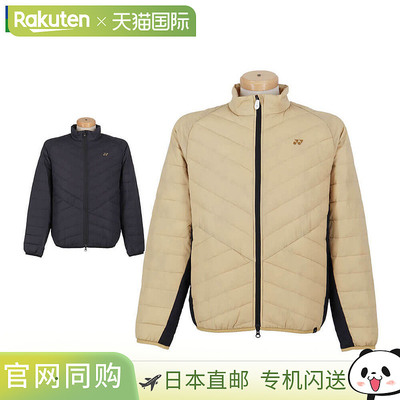 日本直邮尤尼克斯男士加垫长袖全拉链夹克 GWF9227 高尔夫球服 []