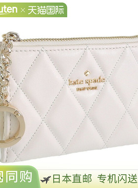 日本直邮KATE SPADE 女士小物卡包 皮革白色 carey sm card hldr