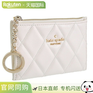 皮革白色 女士小物卡包 carey hldr 日本直邮KATE card SPADE
