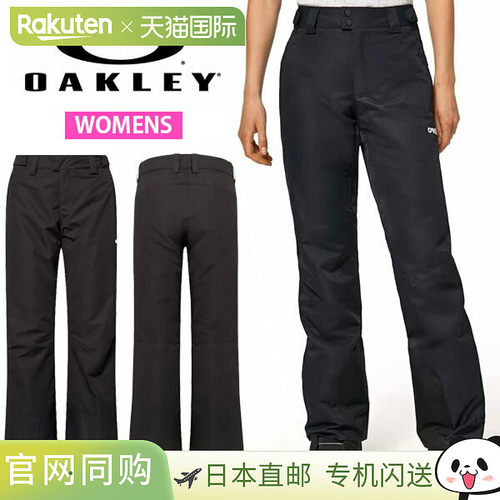 日本直邮Oakley 欧克利 FOA500128 女士滑雪裤 立体剪裁 夹棉 黑