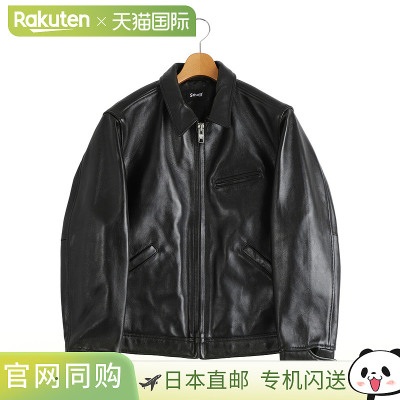 日本直邮Schott LEATHER TRACKER JACKET 782-6950019 AST