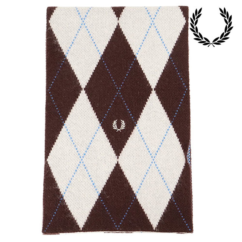 日本直邮Fred Perry Brushed Agyle 围巾 [C1133-560 FW25] Fred