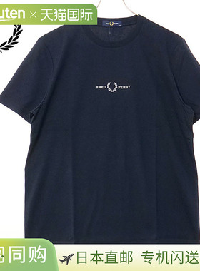 日本直邮FRED PERRY 刺绣T恤 [M4580-248 SS25Q2] 刺绣T恤 男士上