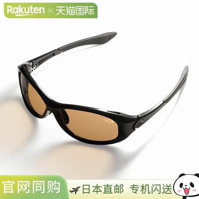 日本直邮Timco Rotondo 黑色偏光太阳镜带光泽橙色 (SWR) 镜片