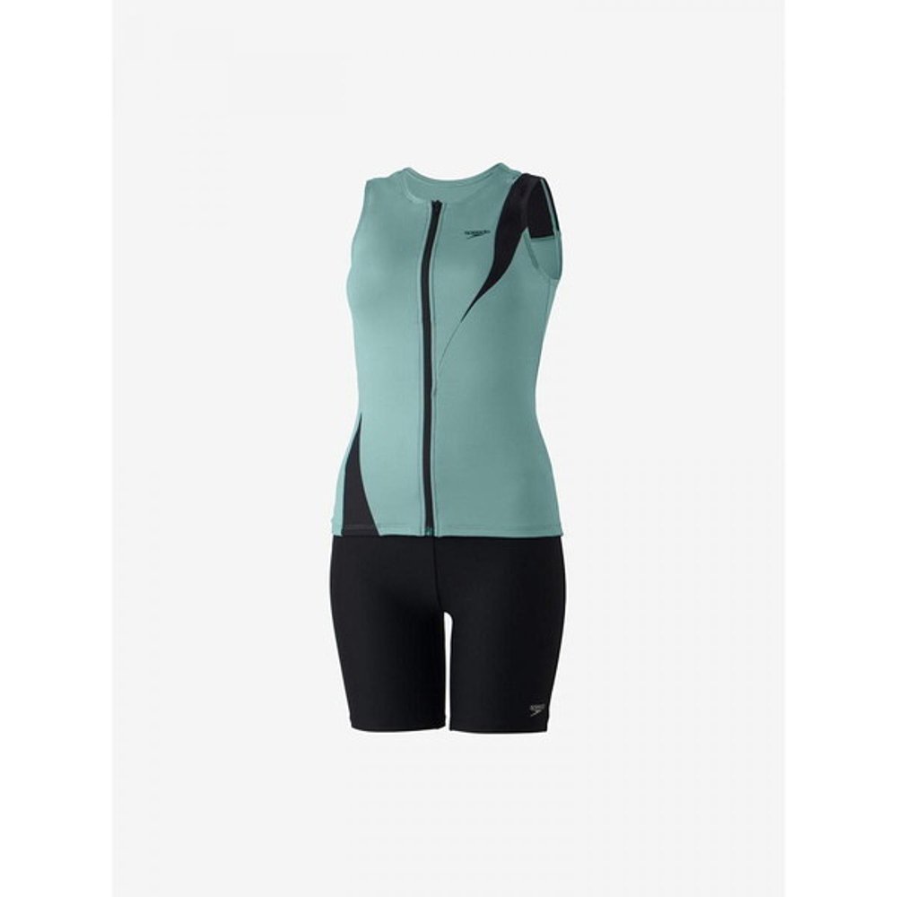 日本直邮Speedo Diagona Zip Pro Separates 女士 SFW32410-SS 泳