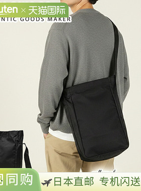 日本直邮SLOW 男女通用单肩包轻便可装 A4/B4 尺寸文件斜挎、单肩