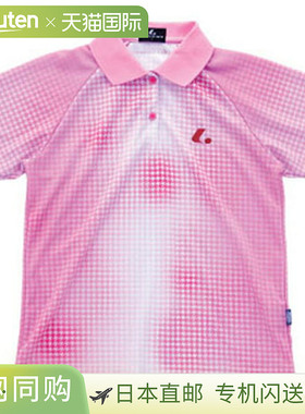 日本直邮LUCENT 女式比赛衬衫淡粉色网球 XLP4652 女式短袖