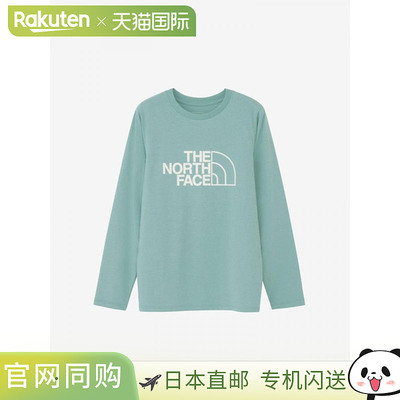 日本直邮THE NORTH FACE 女士长袖 ES 大 Logo T恤 (NTW32580-BE)