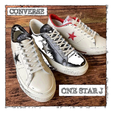 Converse匡威男女通用平底板鞋One Star J 低帮皮革复古时尚简约