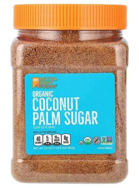 BetterBody Foods,Organic Coconut Palm Sugar, 24 oz (680 g)