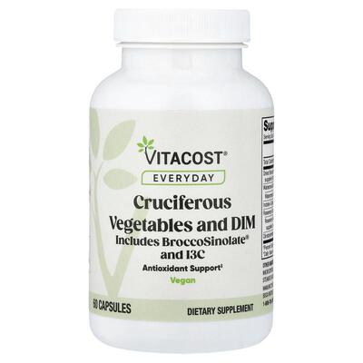 Vitacost,Cruciferous Vegetable and DIM, 60 Capsules