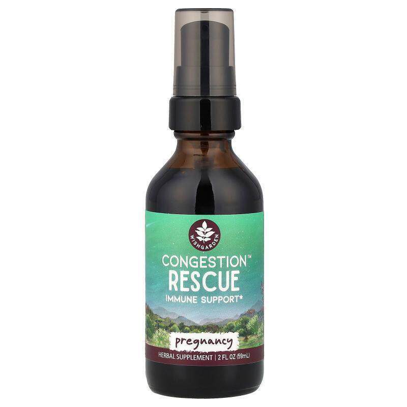 WishGarden Herbs,Congestion™ Rescue, Pregnancy, 2 fl oz (59 - 实物图