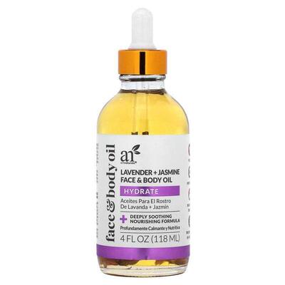 artnaturals,Face &amp; Body Oil, Lavender + Jasmine , 4