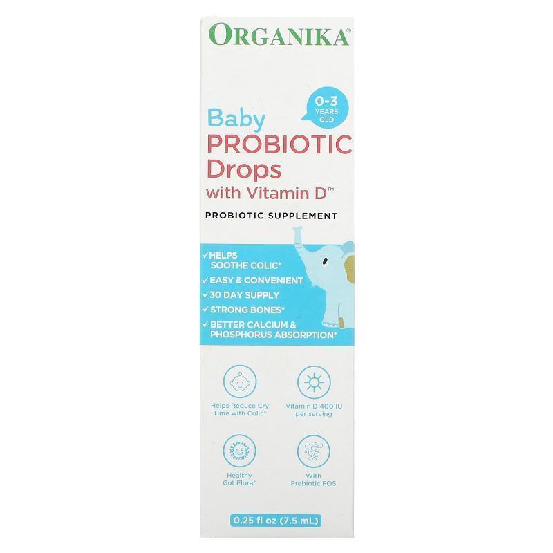 沃华泰康,Baby Probiotic Drops with Vitamin D